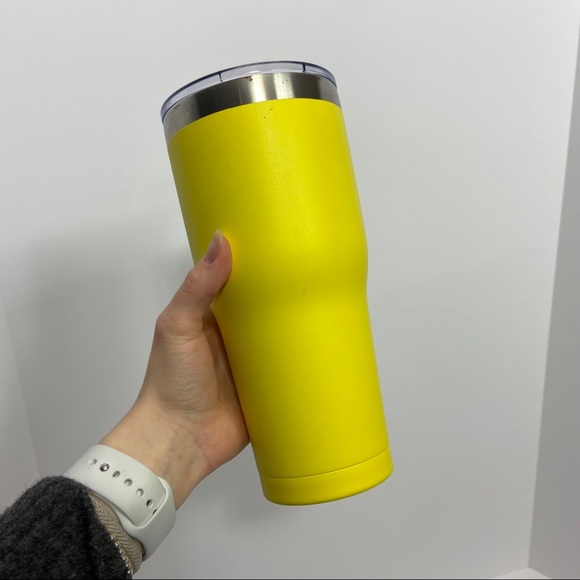 Zaki Tumbler Mug Refillable Insulated Yellow Large - Picture 3 of 9